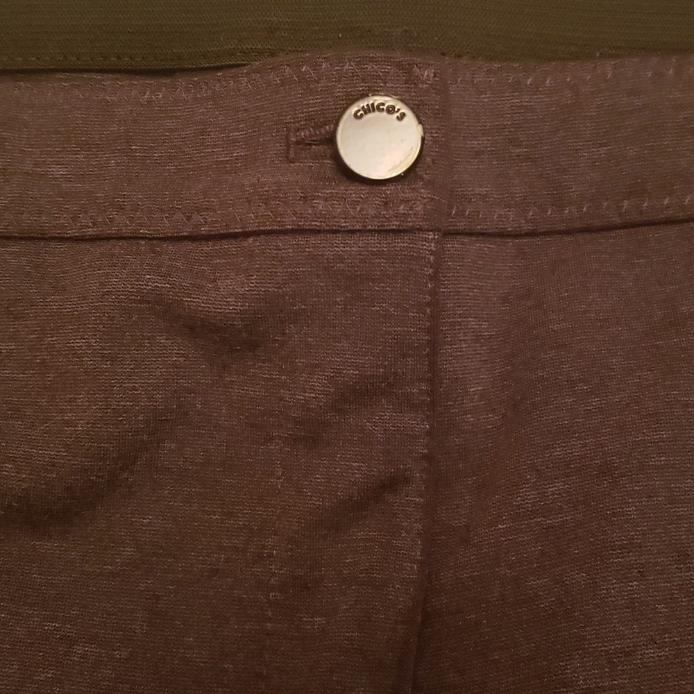 Chico's So Slimming grey pant - Picture 3 of 7